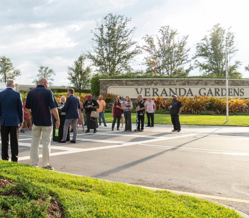 Veranda gardens sign