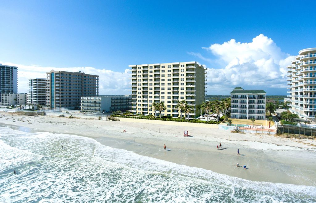 Aruba Condominiums Beach Rendering