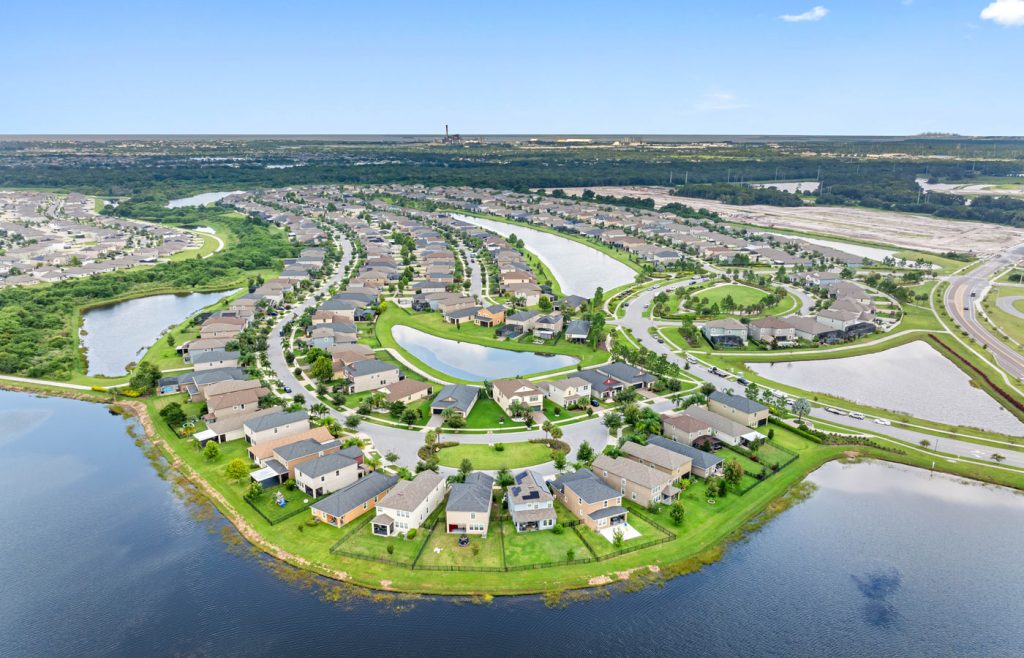 Belmont Aerial Neighborhood