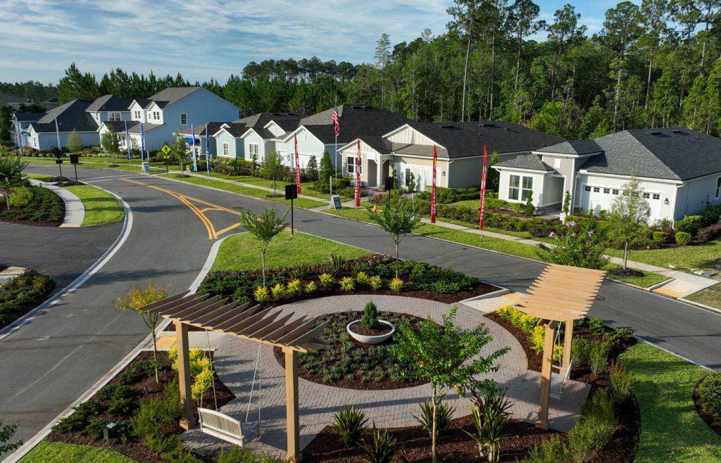 Tributary Neighborhood Entrance