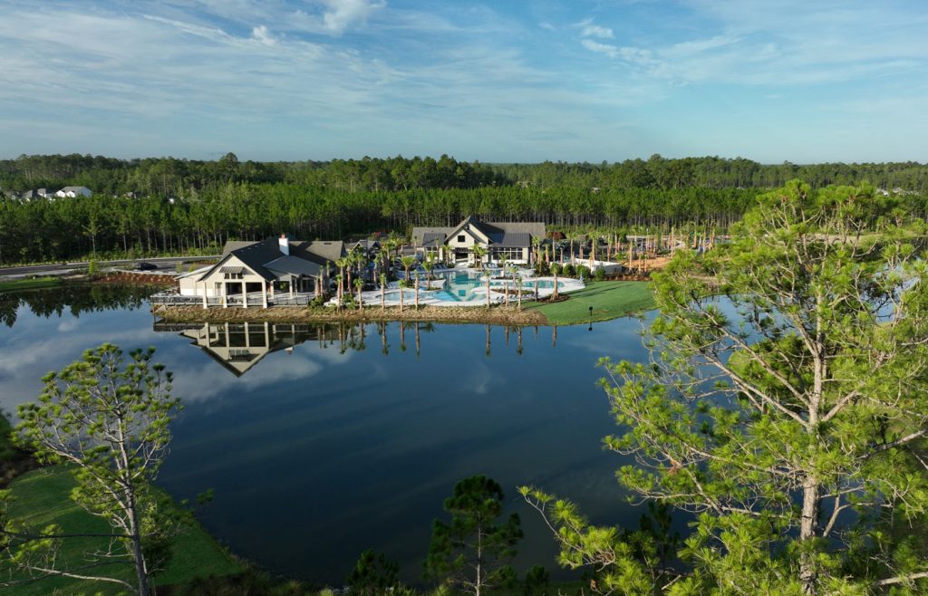 Tributary Lake Aerial