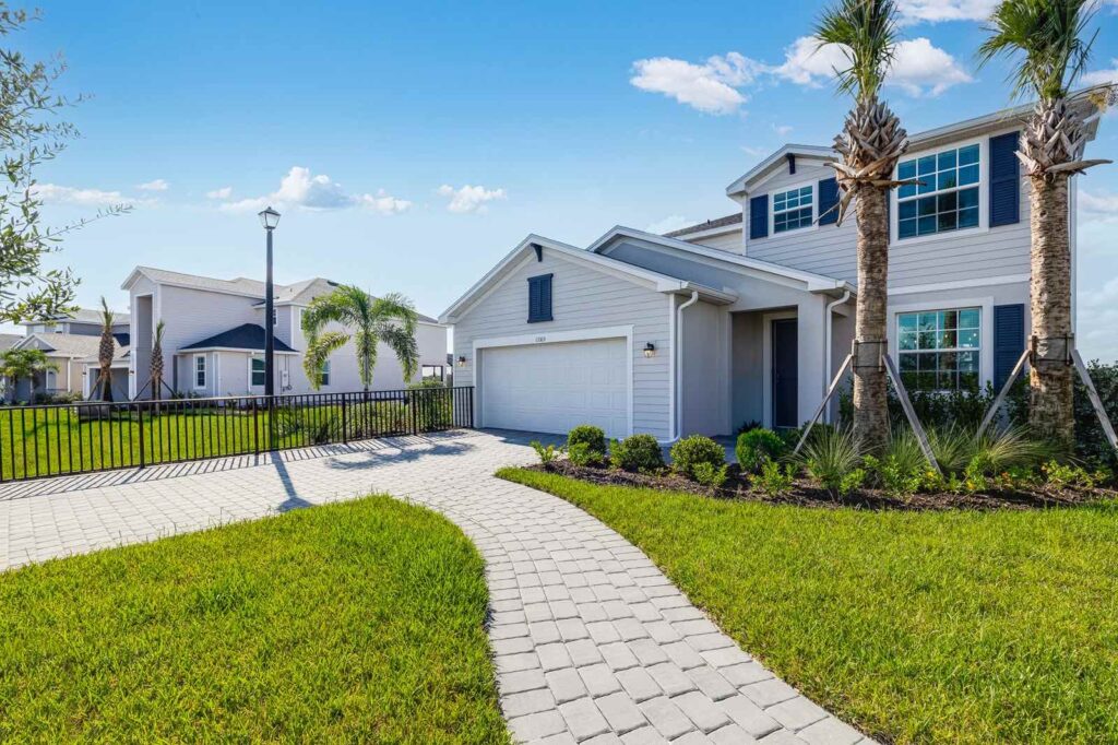 Lennar Home Exterior from the front