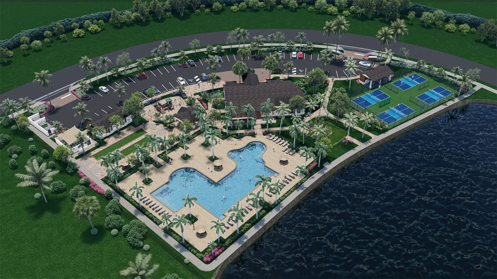 Turnleaf Amenities Aerial View